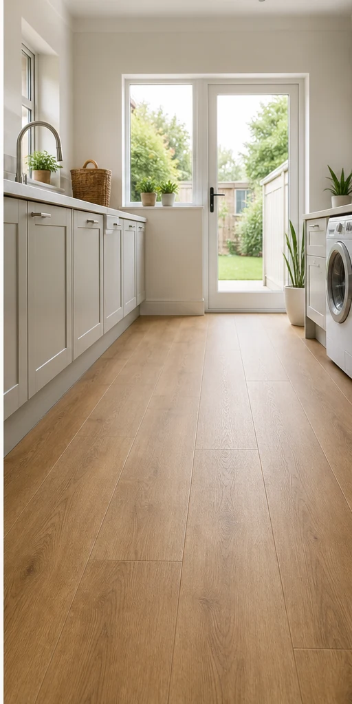 Brooklyn Warm Oak Click LVT fitted in a room